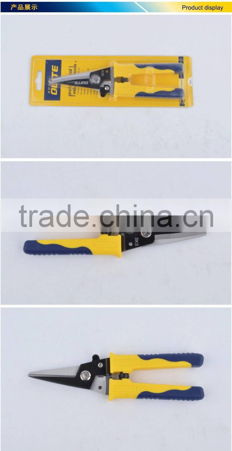 Multi-function scissors aviation snips with plastic handle