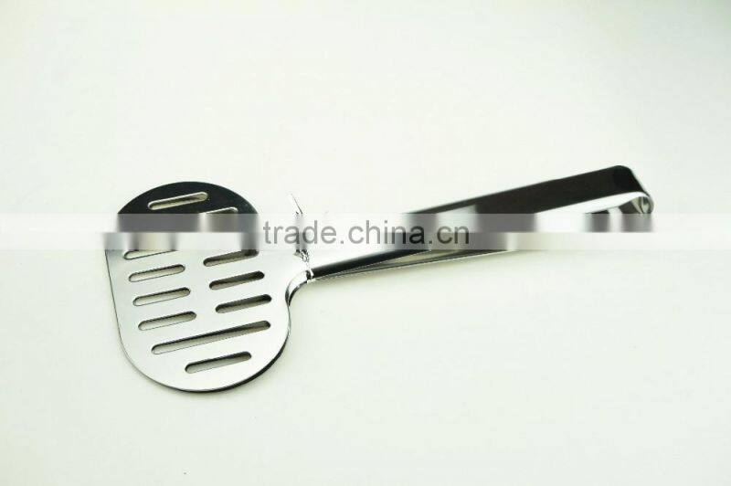 39002 9.5 Inch Slotted Stainless StFeel Kitchen Tongs BBQ Grill Food salad Tongs