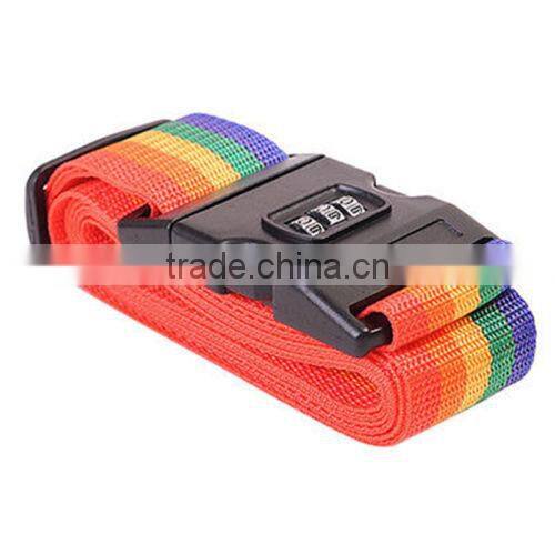 Travel Luggage Suitcase PASSWORD Secure LOCK Durable Nylon Packing Strap Belt