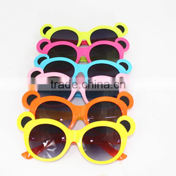 Cute Panda-Shape Glasses Kids Sun Glasses Fashionable Plastic Sunglasses