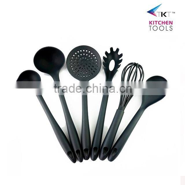 Compertitive 12pc nylon utensil kitchen tools with TPR handle kitchenware set