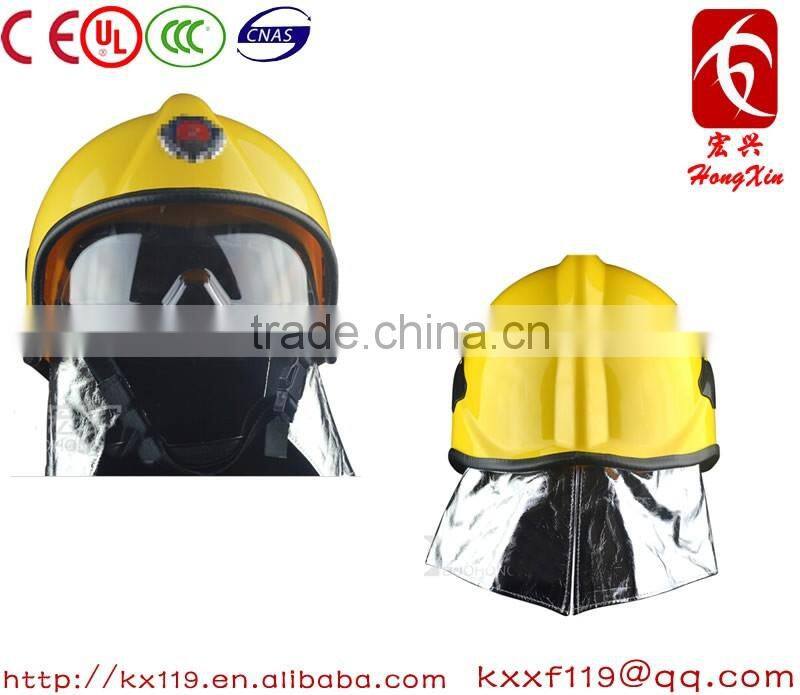 2016 New design RED RMK-LB Korean Fire Proof Fire Resistant Fire Fighting Helmet for Firefighter