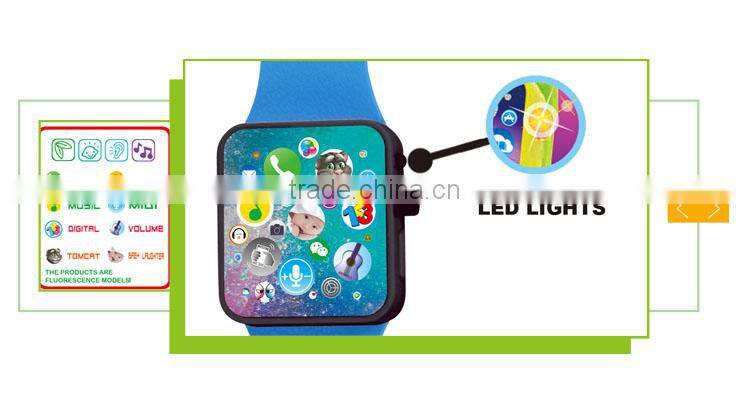 Good selling educational cheap toy touch kids projector watch
