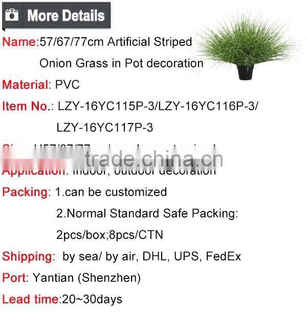 Artificial Potted Grass Synthetic Onion Grass in Pot Weed Grass Pots Plant