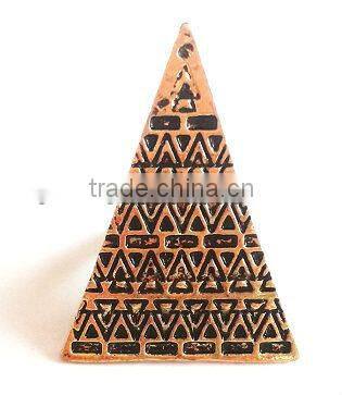 pyramid Alloy ring