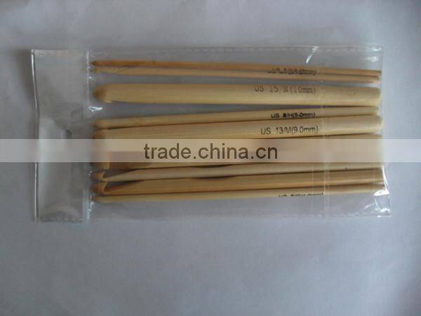 Hot Sell Bamboo Crochet Hook Set