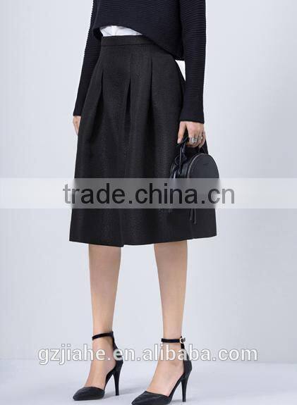 NEW Fashion Casual High pleat Waisted A -line skirt guangzhou clothing