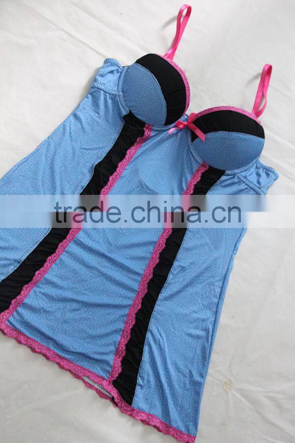 Blue ladies sexy nighties lingerie tokyo made in China factory / alibaba selling