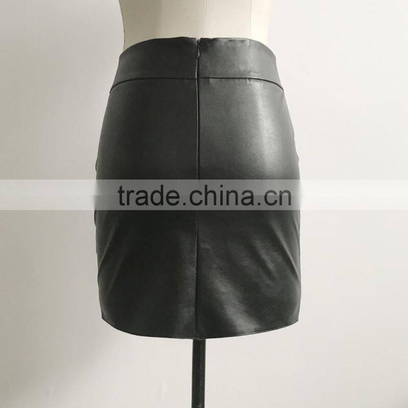 designer one piece short dress pu leather very short mini skirt running skirts