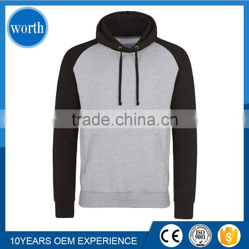 Two tone hoodies for man oem service