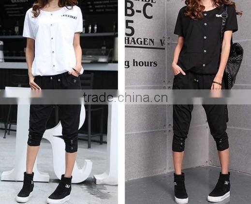 Women summer cool shirt blouse 95% cotton girl tops wholesale OEM women Tshirt