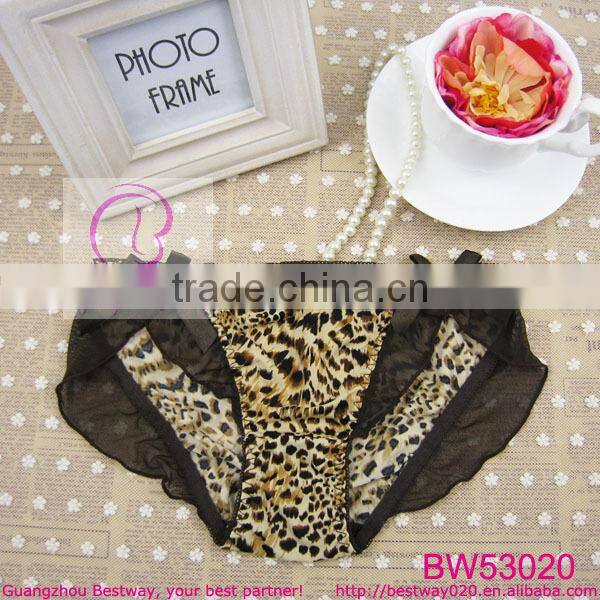Sex womens hot images new fashion panty sex stock products leopard printed leopard two side open panty