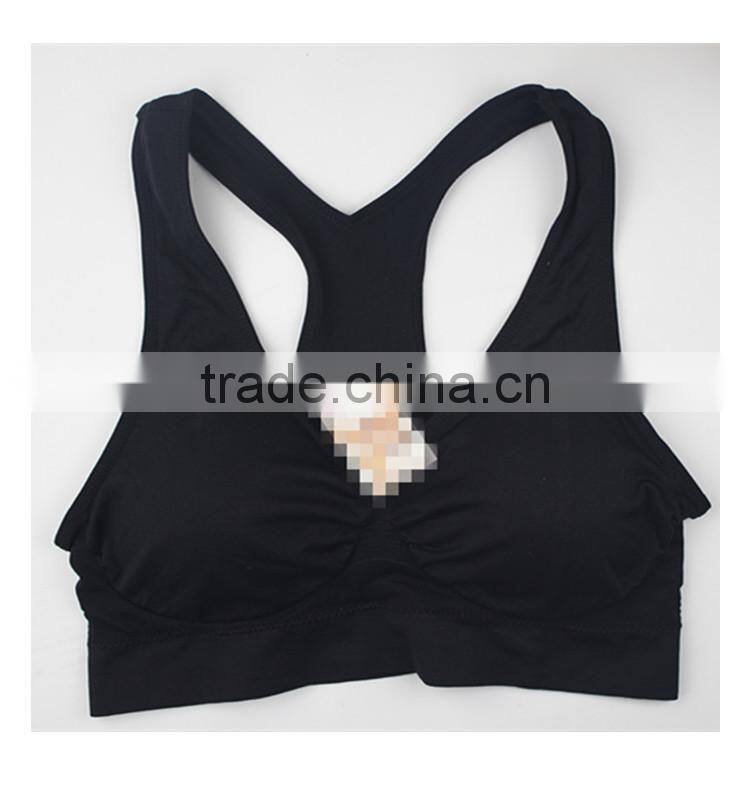 Hot sex women sport bra seamless yoga wear running wear with pads