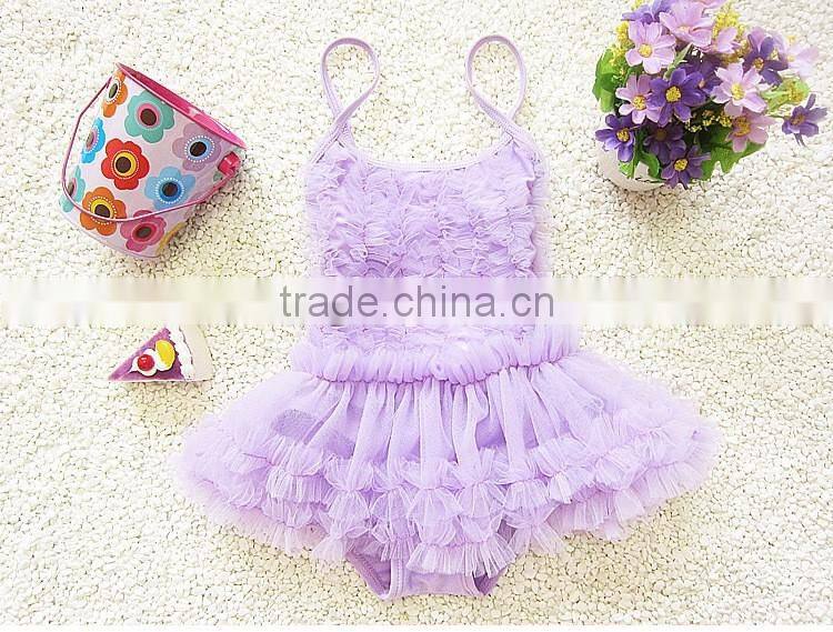 Hot selling swimwear Lace little girl bikini baby girl swimsuits /girls shiny swimsuit