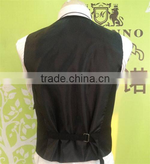instock bespoke fashion style men suit vest only USD4.80/PC
