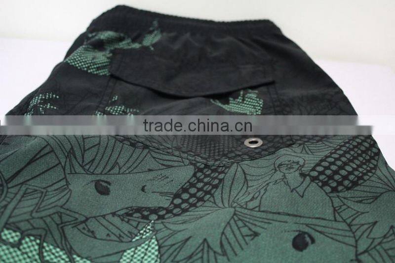 2016 NEW COLORFUL PRINTE BOARD SHORTS FOR MAN WITH BACK POCKET SWIM SHORTS