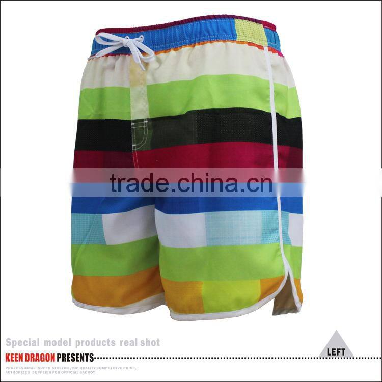 Shorts for Men Beach Wear Rainbow Printing Shorts Wholesale Toddler Boy Swim Trunks