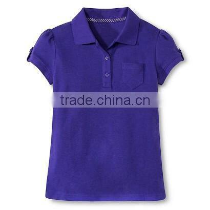 2016 OEM tshirt cotton polo shirt child polo shirts customized logo