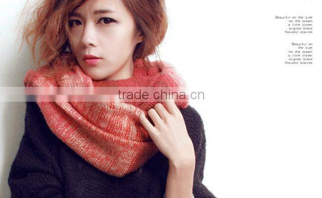 moq.1pc high quality 5 color choice fashion stitching neckwear lovely magic muffler scarves