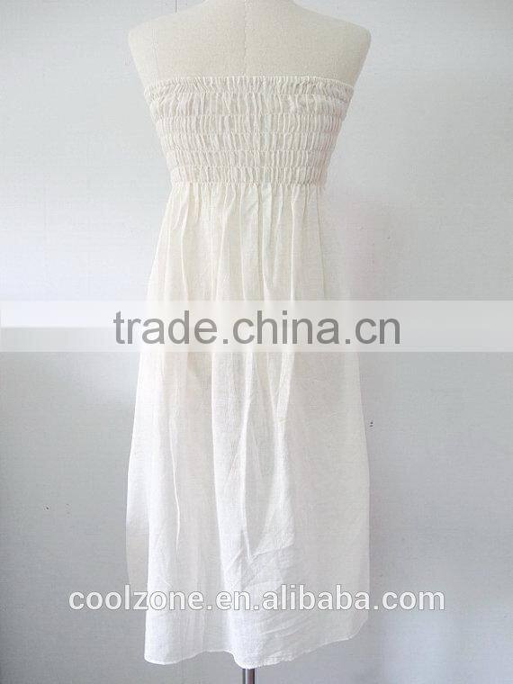 Fashion mexico manufacturers strapless embroidered mexican clothing