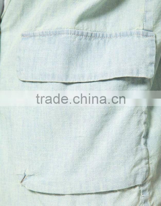 2014 Hot Chambray Blazer Women Fashion for Autumn