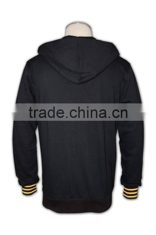 2015 Hight Quality costum 80% cotton 20% polyester fleece pullover hoodie