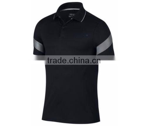 2016 Custom Dry Fit Design Color Combination Short Sleeve Polo T shirt Men's