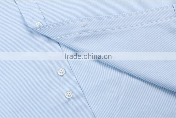 Latest design multicolor stripes fashionable light colored casual dress long sleeve men's custom t shirt