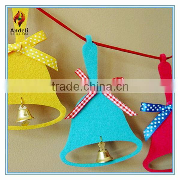 2014 felt bell hanging interior wall party decoration