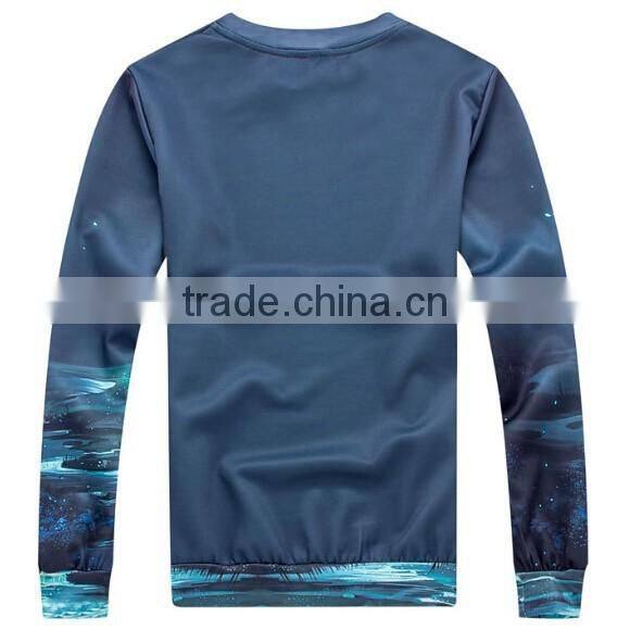 Long Sleeve T shirt with 3D Full Printing for Wholesale