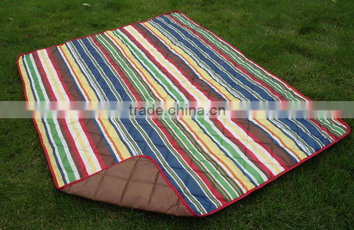 stripe multicolor rainbow design large /throw/ /manta de viajar /picnic blanket