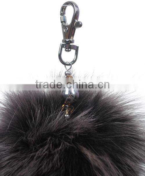YR856 real fur raccoon fur ball accessory