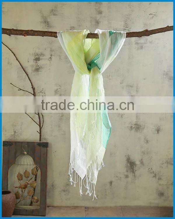 Japan hot selling fashion colourful stripe scarf