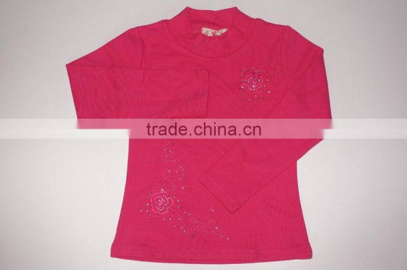Pure Cotton Long Sleeve Children Base Shirt