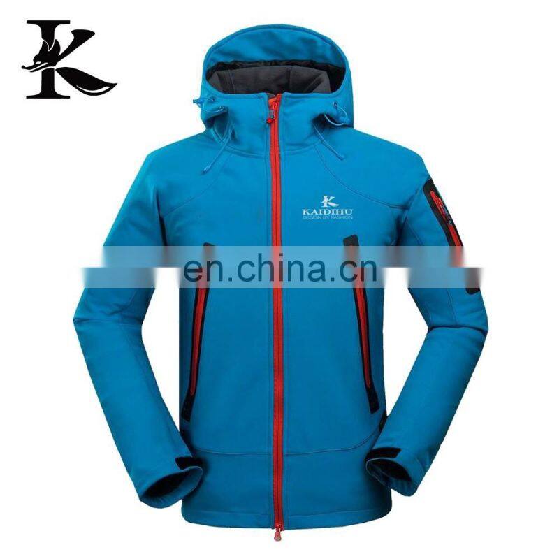 Men's hiking camping outdoor waterproof softshell jacket