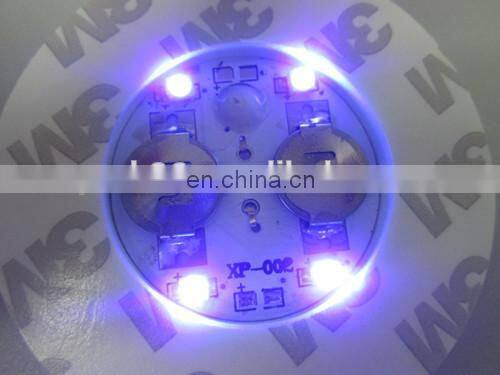 Novelty Gift Special Custom bottle sticker led UV Black Light Bar Drink Coasters