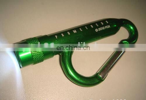Hot selling top quality Novelty aluminium led carabiner for climbing