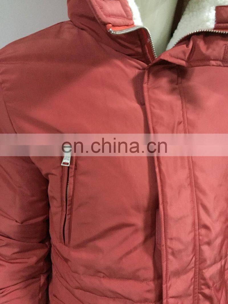 2016 Men's Red hot sale coat with hood