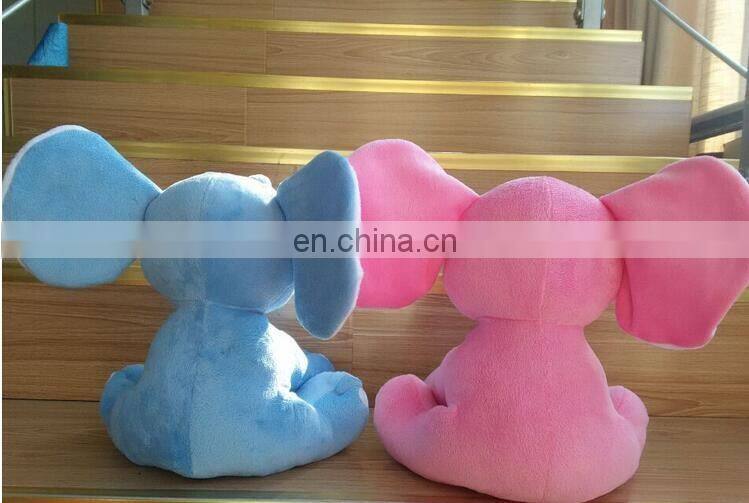 wholesale stuffed soft toy big ears pink plush elephant/plush big ears elephant toy,stuffed plush toy