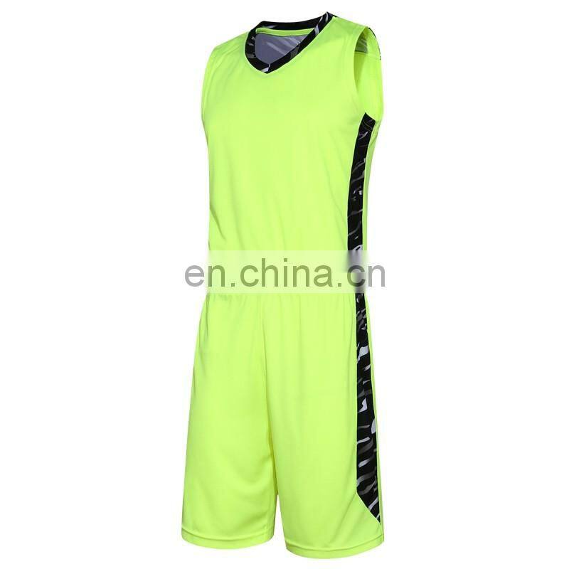 100% mesh side insert V neck 100% youth basketball jersey 2016 latest design