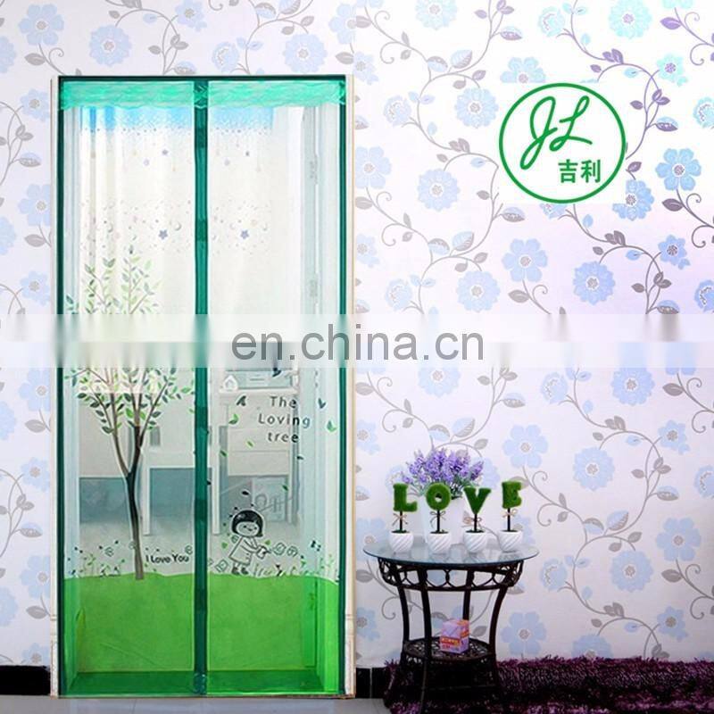 The high quality products of Pure color magic screen mosquito netting with magnets for windows