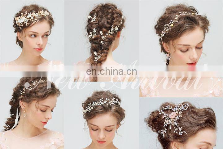 Amelie Wedding Hair Accessory Bridal Hair Vine Pearl Cluster Headpieces Wedding Hair Halo Bridal Jewelry Baby's Breath Headband