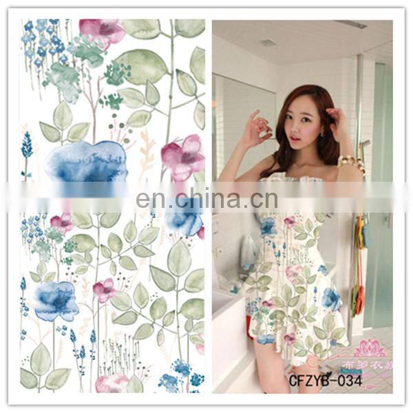 Changfa Textile Hot Sale 50D Satin Printed 100 Polyester Satin Dress Fabric