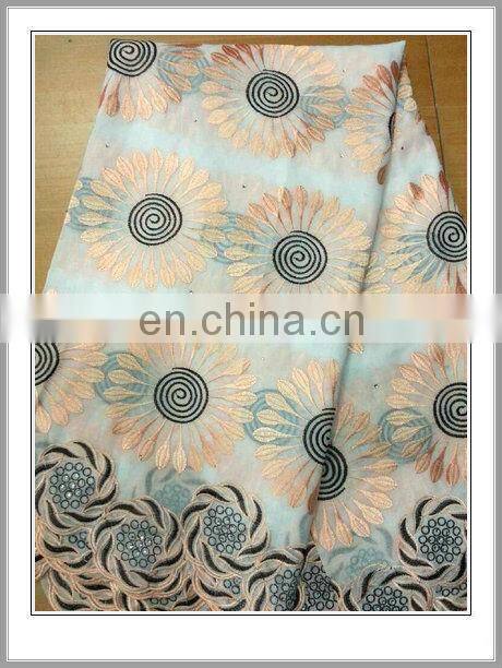 high quality swiss cotton voile lace(CH058B)