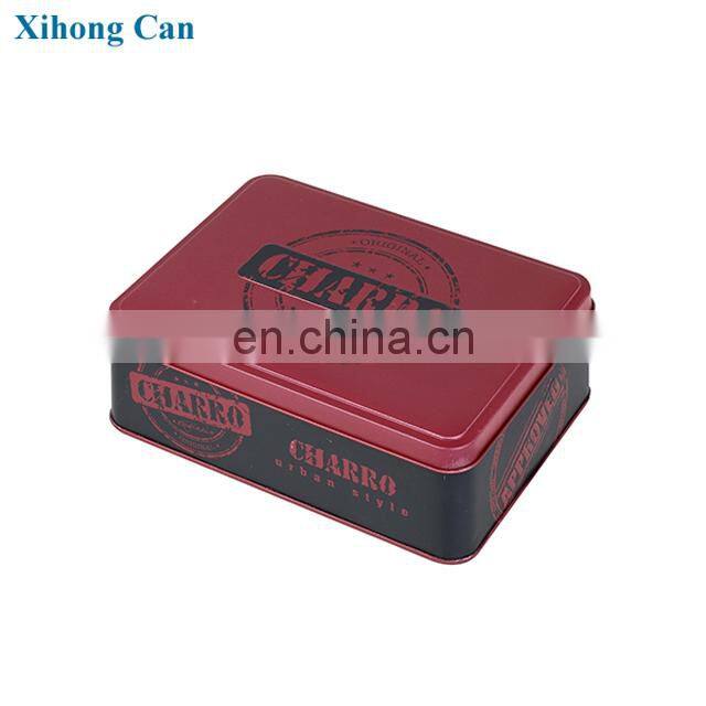 Hot Sale Rectangular Metal Personalized Gift Storage Tin Box