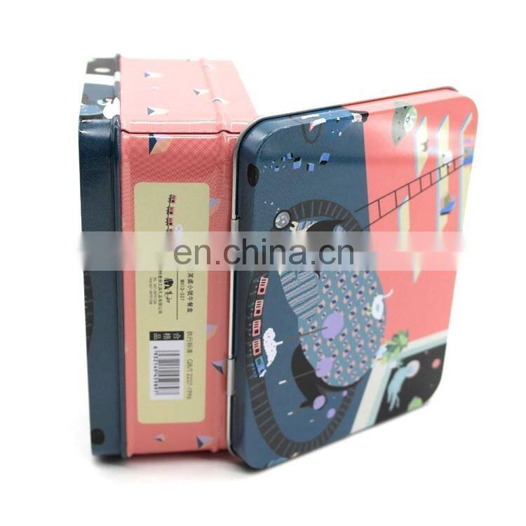 promotion gift tin professiona factory new product metal tinplate lunch box