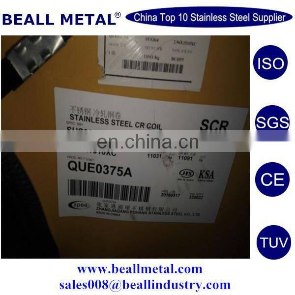 TISCO POSCO laminas de acero inoxidable 314 2B precio por kg