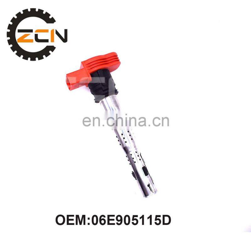 Red Ignition Coil OEM 06E905115D For A4 A5 A6 A8 Q7 Q5 VW Touarge 06E 905 115E