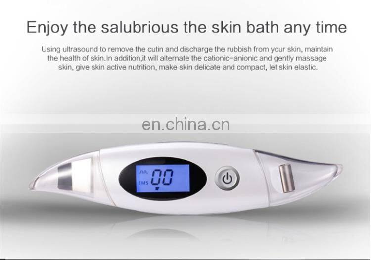 Professional skin scrubber beauty salon equipment Rechargeable Exfoliating body Skin scrubber