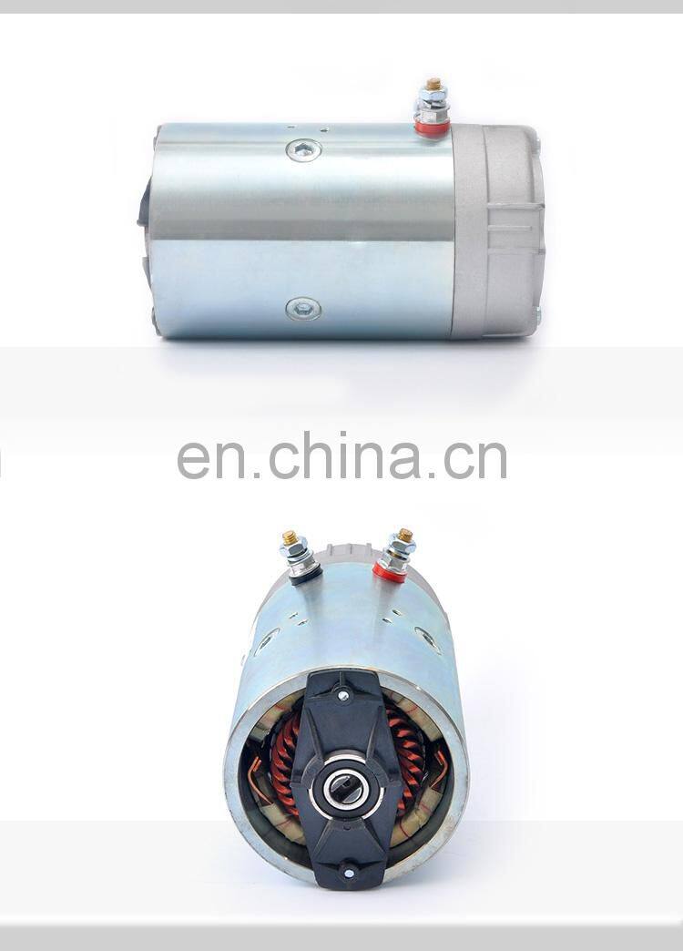 high quality dc motor 2200w 12volt on hydraulic power pack unit used for forklift